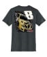 ფოტო #2 პროდუქტის Men's Charcoal Kyle Busch Car T-shirt