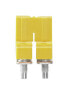 Фото #1 товара Weidmüller WQV 6/2 - Cross-connector - 50 pc(s) - Polyamide - Yellow - -60 - 130 °C - V0