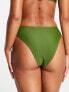 4th & Reckless aimi high waist bikini bottom in khaki