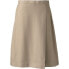 Plus Size School Uniform Solid A-line Skirt Below the Knee