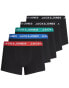 Фото #2 товара Jack & Jones 5 pack trunks in dark grey