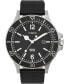 Фото #1 товара Men's Harborside Black Fabric Watch 42mm