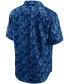 ფოტო #2 პროდუქტის Men's Navy North Carolina Tar Heels Sport Jungle Shade Camp Button-Up Shirt