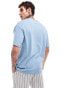 Фото #4 товара ADPT oversized t-shirt with chest print in pastel blue