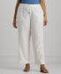 ფოტო #1 პროდუქტის Plus-Size Linen Wide-Leg Pants