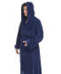 Men's Soft Fleece Robe, Ankle Length Hooded Turkish Bathrobe 2XL - фото #5