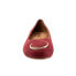 Фото #3 товара Softwalk Sonoma Halo S2257-662 Womens Burgundy Wide Ballet Flats Shoes