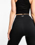 ASOS 4505 Hourglass Icon running tie waist gym legging with phone pocket in black Черный, 38 - фото #3