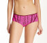 Фото #1 товара BECCA Womens Swimwear Pink Show Tell Bikini Hot Short Lace Bottom Size S