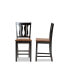 Фото #2 товара Fenton Modern and Contemporary Transitional Wood Counter Stool Set, 2 Piece