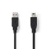 Фото #2 товара Разъем USB 2.0 NEDIS CCGP60300BK20 - 2 м - USB A - Mini-USB B - 480 Мбит/с - Черный