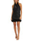 Фото #1 товара Платье мини Morgan & Company с перьевыми деталями на шее