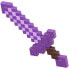 Фото #2 товара Фигурка Minecraft Фиолетовый Зачарованный Меч Enchanted Toy Sword Figure (Фигура Фиолетового Зачарованного Меча)