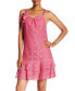 Фото #1 товара Trina Turk 154008 Women's Jaunty Scoop Neck Tiered Knit Dress Pink Olean Sz. XS