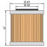 TWIN AIR Husqvarna 08-11 oil filter