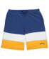 Фото #1 товара Men's Royal, Gold Milwaukee Brewers Big and Tall Custom Color Shorts