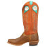 Фото #3 товара Justin Boots Lorena Embroidered Cut Outs Wide Square Toe Cowboy Womens Brown Ca