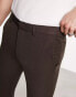 Фото #4 товара ASOS DESIGN super skinny smart trousers in brown