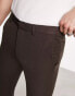 Фото #2 товара ASOS DESIGN super skinny smart trousers in brown