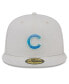 Фото #4 товара Men's Khaki Chicago Cubs Stone Mist 59FIFTY Fitted Hat
