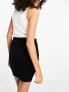 Фото #8 товара ASOS DESIGN Tall jersey pencil mini skirt in black