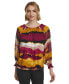 ფოტო #1 პროდუქტის Women's Printed Long-Sleeve Top