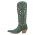 Фото #3 товара Dingo Bandelera Embroidered Snip Toe Cowboy Womens Green Casual Boots DI200-300