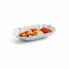 Snack tray Quid Gastro Fun White Ceramic 20,5 x 11 x 3,5 cm (12 Units) (Pack 12x)