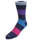 ფოტო #2 პროდუქტის Men's Large Stripe Dress Sock
