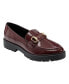 Wine Faux Patent Leather