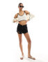 In The Style knitted crop top co-ord with contrast trim in cream Бежевый, EU 38-40 - фото #3