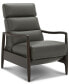 Фото #1 товара CLOSEOUT! Jazlo Leather Push Back Recliner, Created for Macy's