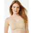 Фото #1 товара Joyspun Bralette Women's Small Tan Nylon Stretch Wireless Full Coverage Comfort