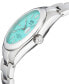 ფოტო #2 პროდუქტის Men's West Village Swiss Automatic Silver-Tone Stainless Steel Bracelet Watch 40mm