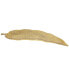 Valet Tray Romimex Golden Aluminium Leaf of a plant 96 x 6 x 33 cm