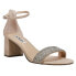 Фото #2 товара Nina Eloise Rhinestone Evening Womens Beige Dress Sandals ELOISE-267