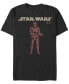 Фото #1 товара Star Wars Men's Episode IX Distressed Red Trooper T-shirt