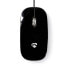 Фото #2 товара Nedis MSWD200BK - Black - Mouse - 1,000 dpi Optical - 3 keys - Black