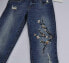 STS Blue Women's Emma Ankle Skinny Jeans Floral Embroidered Distressed 27