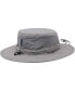 Фото #2 товара Men's and Women's Gray Nebraska Huskers Bora Bora Booney II Omni-Shade Hat