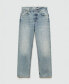 ფოტო #2 პროდუქტის Women's Mid Waist Culotte Jeans