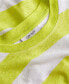 ფოტო #6 პროდუქტის Women's Cropped Stripe T-Shirt, Created for Macy's