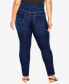 ფოტო #2 პროდუქტის Plus Size Hi Rise Regular Length Jegging Jean