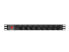 Lanberg POWER STRIP PDU RACK 19" (1U, 16A, 8X Shuko, 2m) - 2 m