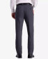 Kenneth Cole Reaction Men's Slim Fit Shadow Check Dress Pants Charcoal 31WX32L