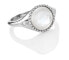 Silver ring with diamond and mother of pearl Most Loved DR258