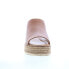 Фото #3 товара Diba True Ab Igail 33620 Womens Brown Leather Slip On Platform Sandals Shoes