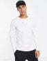 Футболка Jack & Jones Essentials White Long Sleeve