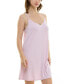 ფოტო #8 პროდუქტის Women's Pointelle-Knit Sleeveless Sleepshirt