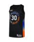 Фото #2 товара Men’s Julius Randle Black New York Knicks Swingman Player Jersey - City Edition